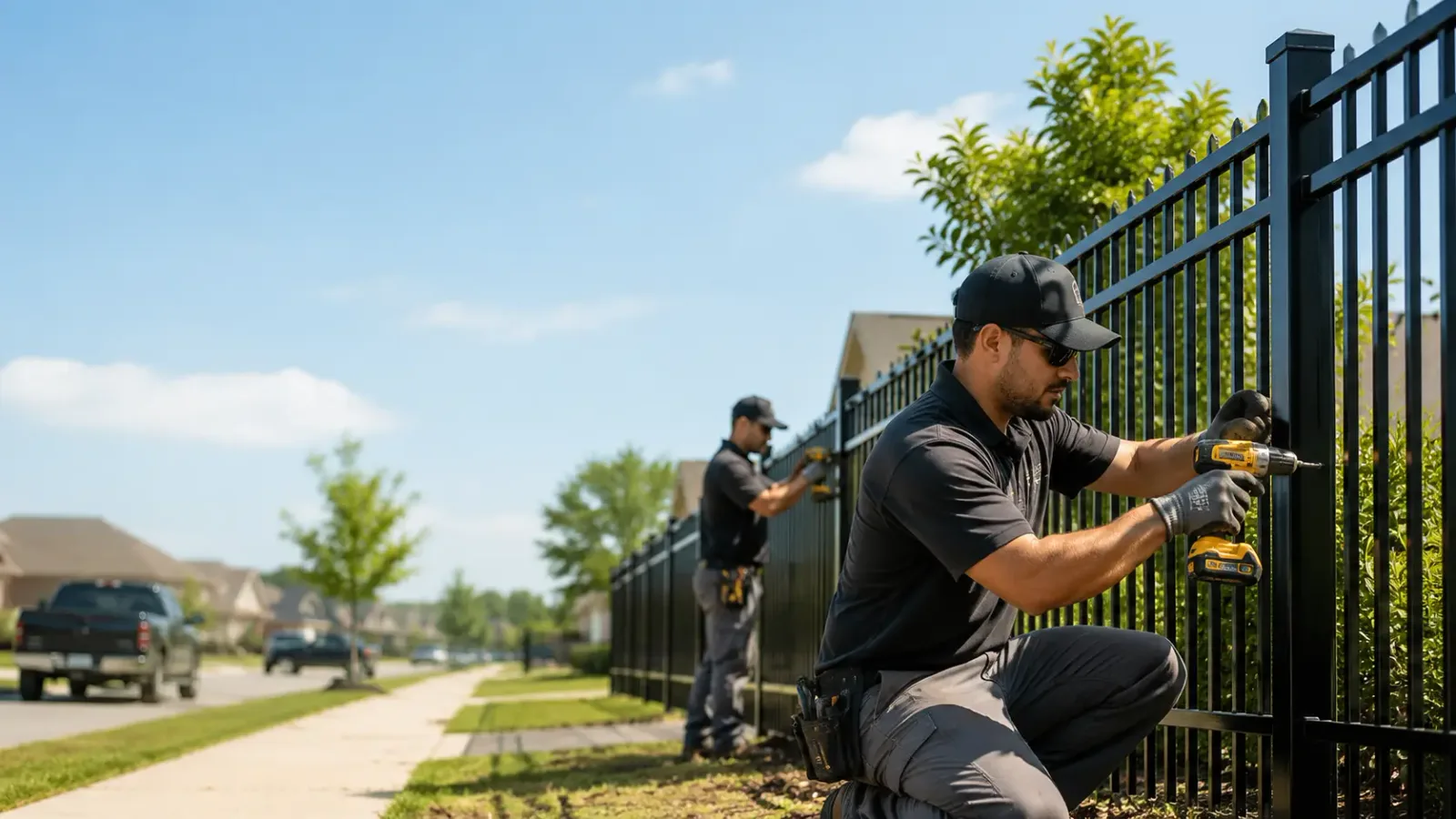 Metal Fence Installation in Luck, WI